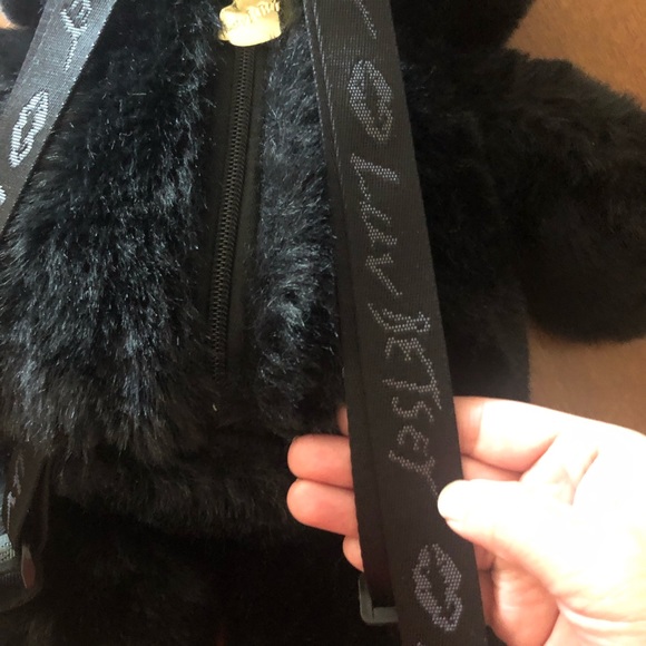 Betsey Johnson • black unicorn kitty cat stuffed animal backpack - Picture 4 of 7